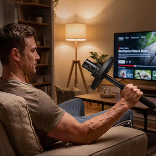 SNADER Wrist & Forearm Strengthener – Fits 2" Olympic Weight Plates, Forearm Bar for Wrist Strength & Rotation Training, Ideal Choice for Grip and Forearm Muscle Building 
