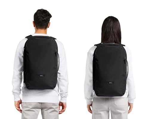 Bellroy Transit Travel Pack Pro (30–38 liter travel backpack, laptop sleeve, RFID protection zip bottle pocket) - Stone - color: Stone