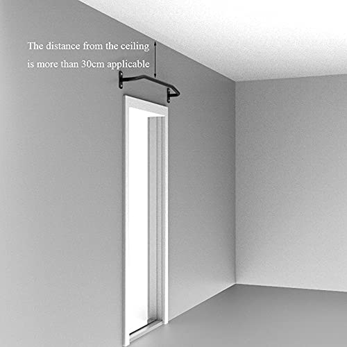 Wall Mounted Pull Up Bar - Strength Training Equipment, Heavy Duty Chin Up Bar for Home Gym Exercise - 440Lbs Weight Capacity