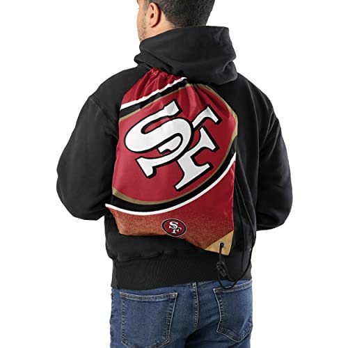 FOCO San Francisco 49ers NFL Gradient Drawstring Backpack - color: Gradient