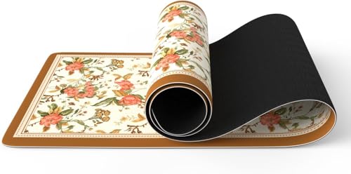FOLAI Extra Thick Yoga Mat 6mm,pilates mat thick - Non-Slip Exercise Mat for HIIT, Pilates & Home Workouts & Workout with Free Carry Strap - color: yellow