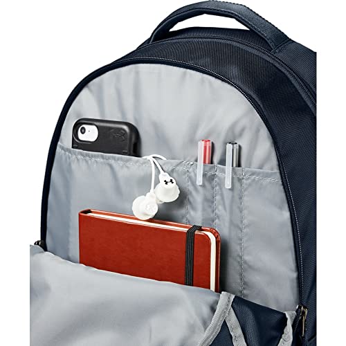 Under Armour Unisex Hustle 5.0 Backpack - color: Academy Blue (408)/Silver