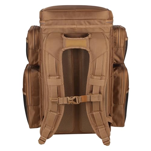 Evolution Fishing Drift Series Tackle Backpack, Outdoor Rucksack w/ 6 Fishing Tackle Trays, Heavy Duty - color: Coyote, size: 3700