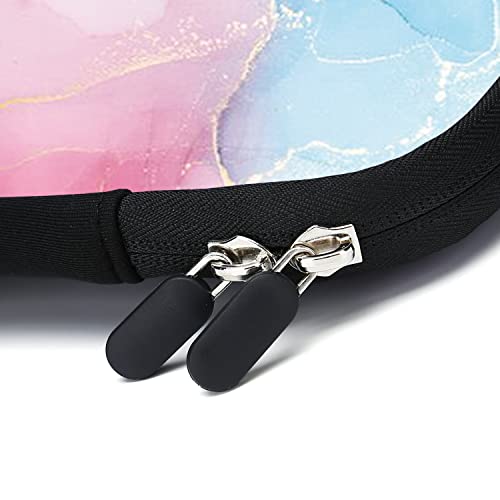 AMARY14 15 15.4 15.6 inch Laptop Handle Bag Computer Protect Case Pouch Holder Notebook Sleeve Neoprene Cover (Marble) - color: Marble