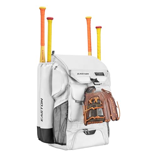 Easton Five Tool Phenom Backpack Equipment Bag - color: White