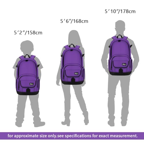 rickyh style School Backpack Travel Bag for Men & Women Lightweight College Back Pack with Laptop Compartmen - color: 04zise