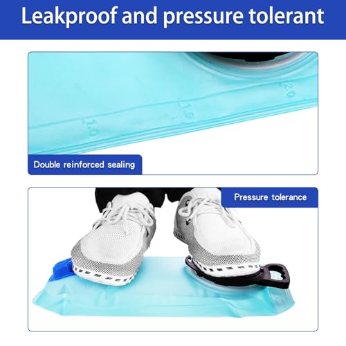 Hydration Bladder, 1.5-2-3L Water Bladder for Hiking Backpack, BPA-Free Leak Proof Water Reservoir Storage Bag, Water Pouch Hydration Pack for Camping Cycling Running - color: 2.5L-Water Bladder-Blue