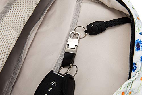 Kinmac Lavender Waterproof Laptop Travel Outdoor Backpack With USB Charging Port For 13 inch 14 inch and 15.6 inch Laptop - color: Lavender