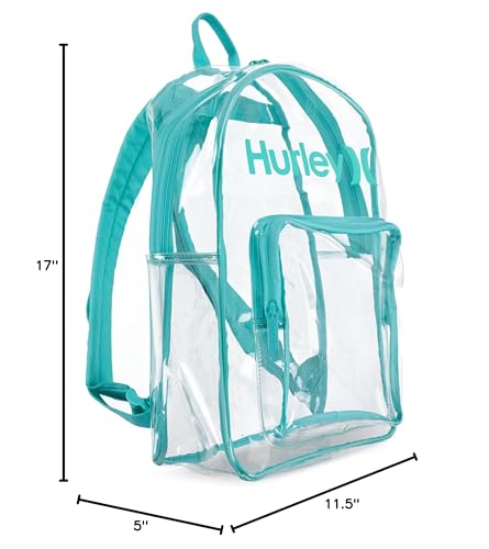 One and Only Clear Backpack - color: Aurora Green