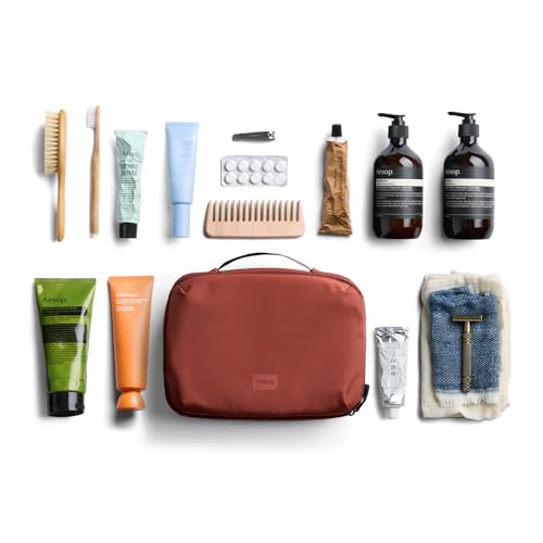 Bellroy Hanging Toiletry Kit Plus (8 Liter Travel Hanging Toiletry Bag) - Clay - color: Clay