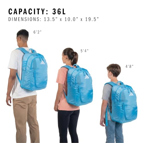 adidas Stadium Soccer Backpack 36L - color: Team Light Blue/4