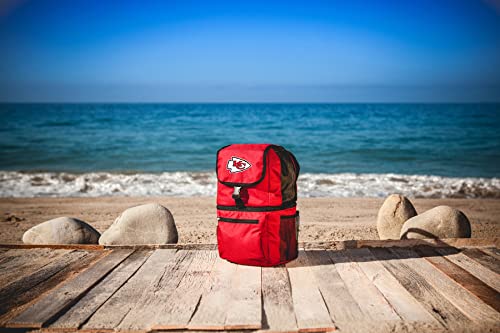 Picnic TIME NFL Zuma Backpack Cooler, Soft Cooler Backpack, Lunch Cooler - color: Red