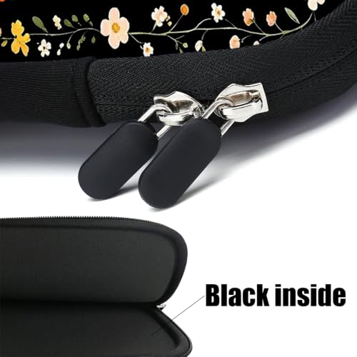 AMARY 15.4" 15.6" laptop sleeve adjustable shoulder strap with handle accessory pocket for men women (Cat-2) - color: Cat-2