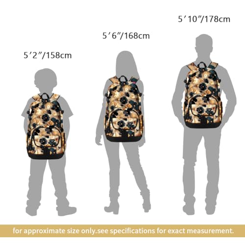 rickyh style School Backpack Travel Bag for Men & Women Lightweight College Back Pack with Laptop Compartmen - color: 04jhua