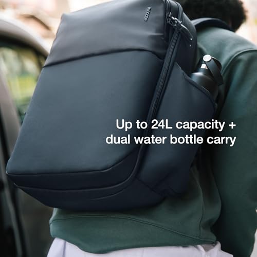 Incase A.R.C. Daypack 24L – Travel Backpack and Laptop Bag for School - Fits up to 16 inch Laptop - 4 Zippered Compartments, 2 Water Bottle Pockets - Commuter and College Backpack - Navy - color: Navy