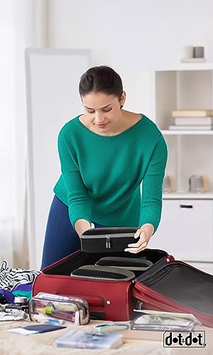 4pc Small Packing Cubes for Travel - Luggage Packing Organizers - Travel Packing Cubes for Suitcases - color: 4pc Black - Small