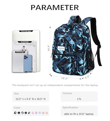 abshoo Classical Basic Geometry Mens School Backpack For College Teen Boys Water Resistant Bookbag (Geometry Black B) - color: Geometry Black B, size: 16.5 Inc