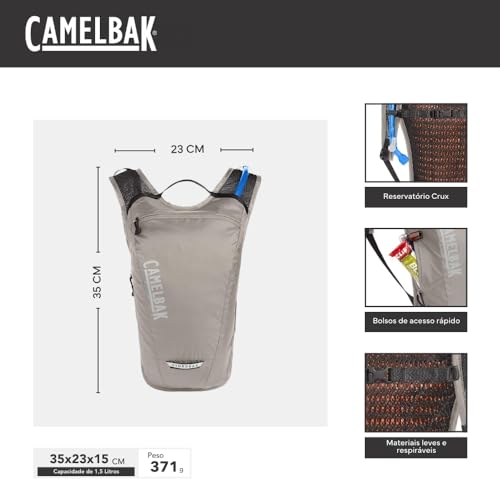 CamelBak Hydrobak Light Bike Hydration Backpack - color: Aluminum/Black