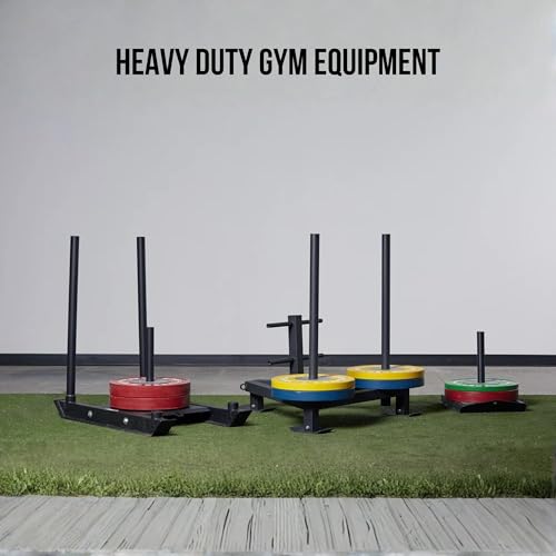 Rep Fitness Weight Sled | Push Pull Sleds Options for Training | Speed & Agility Workout Equipment | Gym Equipment | Football Strength Training | Heavy Duty Weighted Sled | Indoor Outdoor Exercise - style: Pull Sled