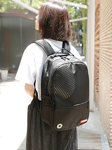 Graffiti Backpack for School, 20L Casual Daypack, Designer Laptop Backpack for 15.6 Inch Laptop - color: Black