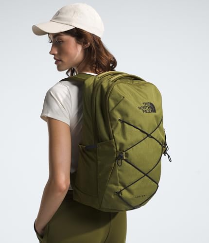 The North Face Jester Everyday Laptop Backpack - PFAS Free - color: Forest Olive Light Heather/Tnf Black