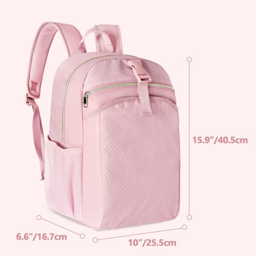 Pickleball Bag Backpack for Women Holds 4 Paddles, Large Pickle Ball Bag Pickleball Paddle Backpack for Men - color: Pink