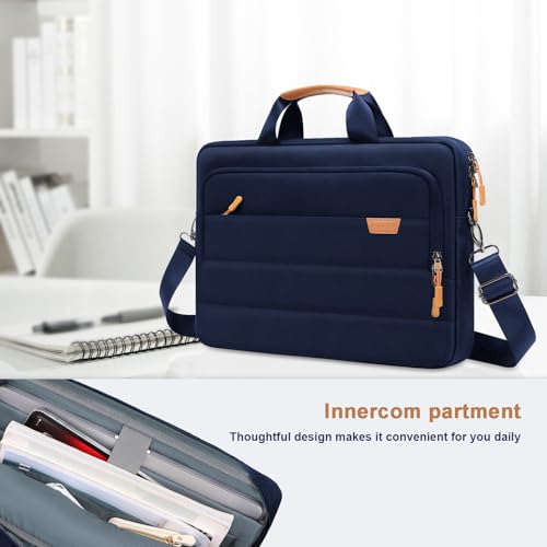 MOSISO Laptop Bag for Men, Computer Bags - color: Navy Blue