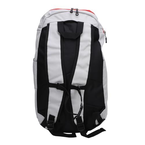 Yinhing Basketball Backpack with Laptop Compartment Large Capacity Lightweight Sports Backpack with Compartment for Wet Dry Separation - color: Grey White