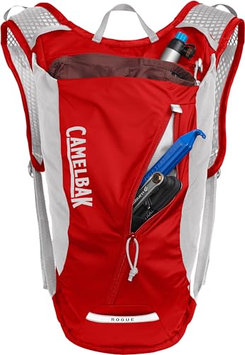 CamelBak Rogue Light 7 Hydration Backpack with Crux Reservoir, Lightweight Ventilated Design for Biking and Hiking - color: Red