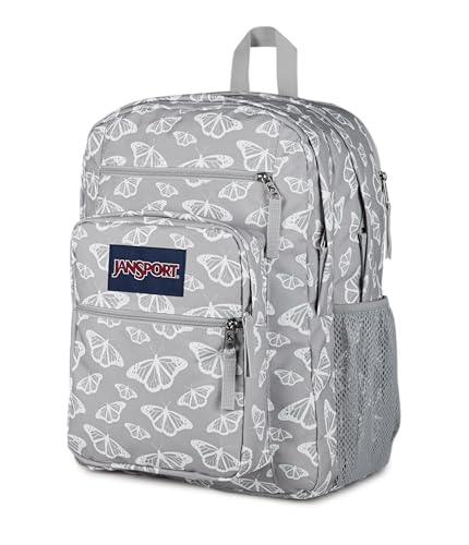JanSport Laptop Backpack - Computer Bag with 2 Compartments, Ergonomic Shoulder Straps, 15” Laptop Sleeve, Haul Handle - Flutter By Grey - color: Flutter By Grey