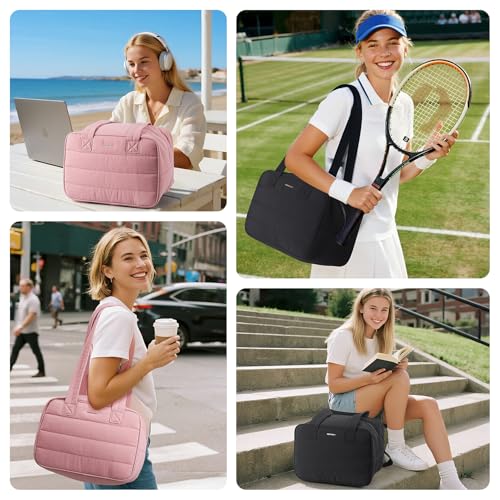Insulated Lunch Bag,Freezable Lunch bag,Built-in Ice Pack Small Cooler,Lunch Bags for Women ,Waterproof and Durable,Suitable for Work, Picnics, Travel, and Meal Preparation(Black) - color: L-Black