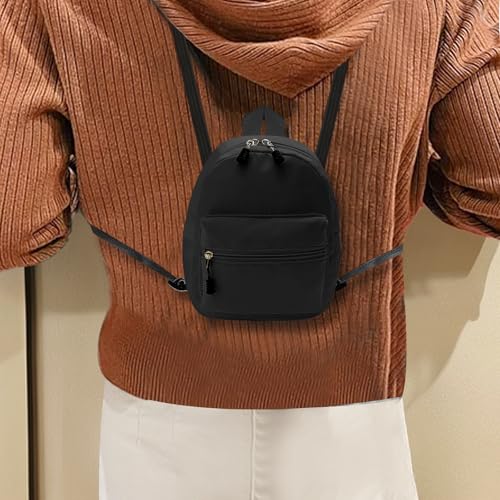 Cute Backpack, Lightweight Backpack Small Backpack for Women, Mini Backpack Purse with Zippers for Travel (khaki)