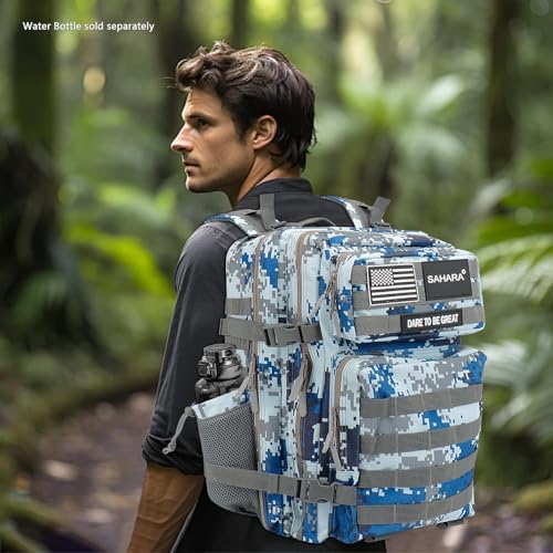 SAHARA - Raider Series Travel Bag & Laptop Backpack for Laptops up to 17.3-inch, Gray Camo, (LT00093) - color: Gray Camo