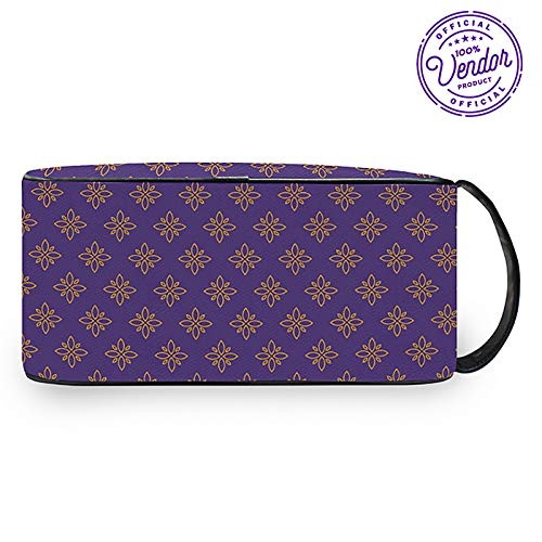 Bad Bananas Omega Psi Phi Fraternity Paraphernalia - Official Vendor - Travel Toiletry Bag - Dopp Kit - Fleur