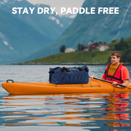 HEETA Waterproof Duffel Bag Travel Motorcycle Dry Bag Backpack 60L/80L/110L - color: Dark Blue, size: 110L