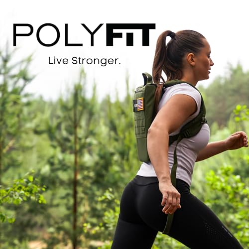 Polyfit Rucking Backpack 2.0 - Weighted Ruck Pack for Weight Plates - Patent Pending Side-Loading Rucksack for Walking, Running, Rucking, Strength and Endurance Training - Camo - color: Camo