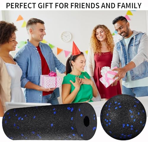 Extra Mini Foam Roller - High Density Massage Roller, Extra Small Yoga Roller for Physical Therapy, Myofascial Release, Deep Tissue & Muscle Recovery of Arms and Legs - color: Blue