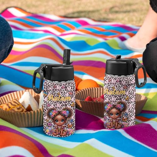 Custom Diaper Bag with Name,Personalized Diaper Bag Backpack &Insulated Water Bottle Mother Gift,Custom Monogram Baby Travel Bag Nursing Diaper Mommy Backpack with Adjustable Shoulder Straps Nappy Bag - color: Design 19