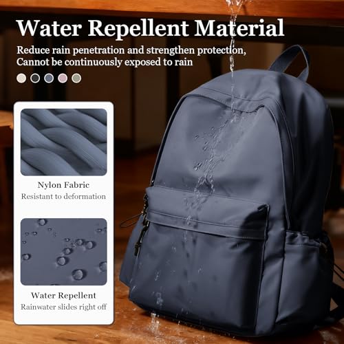 Middle School Backpack for Teen Girls,Cute College Backpack for Women,High School Bag,Travel Rucksack Casual Daypack,Bookbag - color: A6-blue Purple