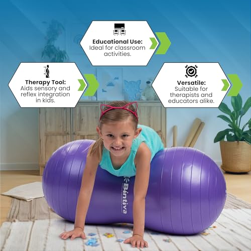 Bintiva Peanut Ball - color: Blue 50x100 cm