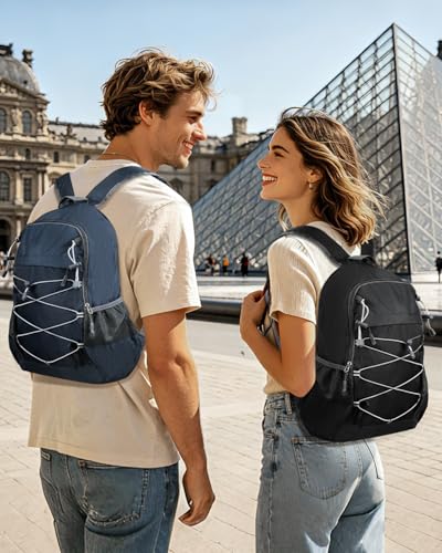 Small Foldable Hiking Backpack for Men Women, 20L Lightweight Waterproof Collapsible Daypack with Hanging System for Traveling Camping Outdoor, Black - color: Black