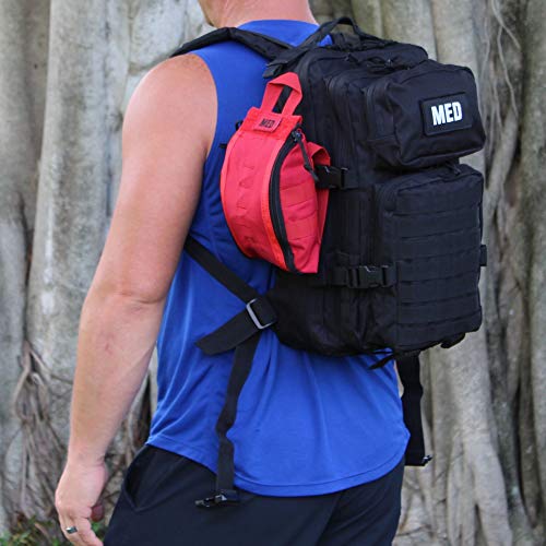 Luminary Tactical Trauma Kit Fully Stocked First Aid Kit Backpack EMS/EMT First Responder Medical Bug Out Bag for Preppers Professionals and Outdoorsman (Coyote Tan) - color: Coyote Tan