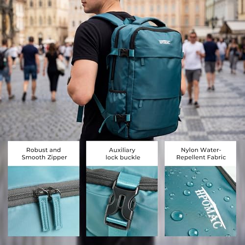 Vacuum Compression Backpack, Carry on Sealed Travel Backpack with Vacuum System and Pump, Fathers Day, Birthday Gifts for Traveler Expands to 40L Packing Capacity, Fits 17” Laptop &2–5 Days of Clothes - color: Teal, size: 40L