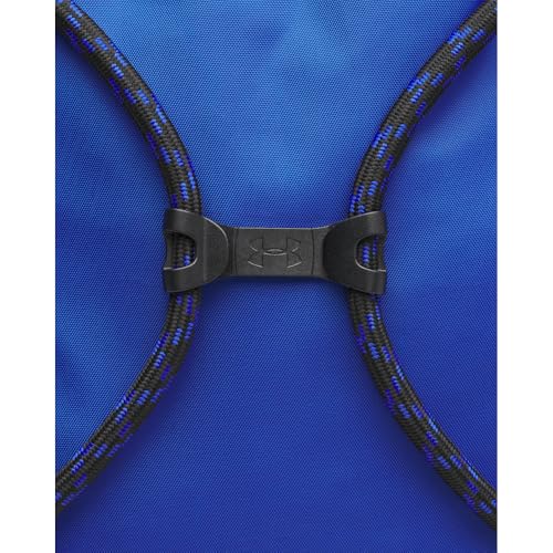 Under Armour Unisex Hustle Sackpack, (400) Royal/Black/Metallic Silver, One Size Fits Most - color: (400) Royal / Black / Metallic Silver