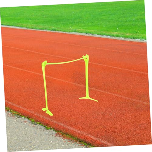 Abaodam Agility Speed Hurdles for Soccer Training Foldable Adjustable Height Practice Equipment Enhances Agility Coordination Jumping Skills for Athletes Versatile Football Training Aid