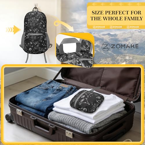 ZOMAKE Ultra Lightweight Hiking Backpack 20L, Packable Small Backpacks Water Resistant Daypack for Women Men(Star Print) - color: Star Print
