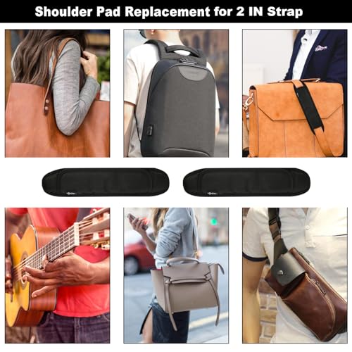 Cosmos 2 Pcs Shoulder Strap Pads Universal Cushion Shoulder Pad Replacement for Laptop, Messenger, Travel Duffel, Guitar, Car Seat Shoulder Strap Bag Strap Padding, 11 in