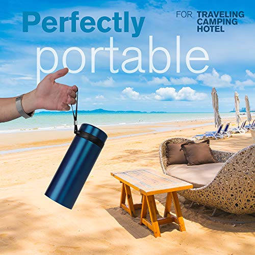 4ALLFAMILY Nomad Big 48H 1-7 Pen Insulin Cooler Travel CASE Medicine Cooler TSA Approved Box EpiPen Carry Case Medical Travel Cooler Bag Diabetic Pen Travel Hard Shell Insulina with Biogel Ice Pack - color: Blue