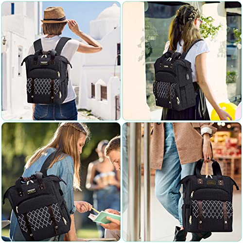 Backpack for Women, School Backpacks for Girls, Large Wide Open Backpack