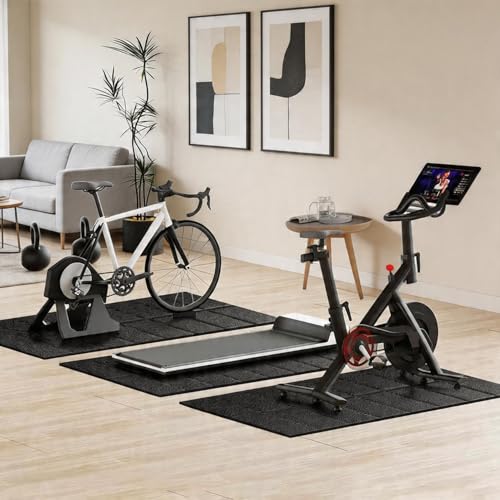 Walking Pad Treadmill Mat for Carpet Floors,63x30 Hardwood Floor Protection, Mats for Under Walking pad/Treadmill/Bike/Exercise Equipment on Carpets, Noise Shock Absorption, Stationary - size: 63"L x 30"W x 0.2"Th